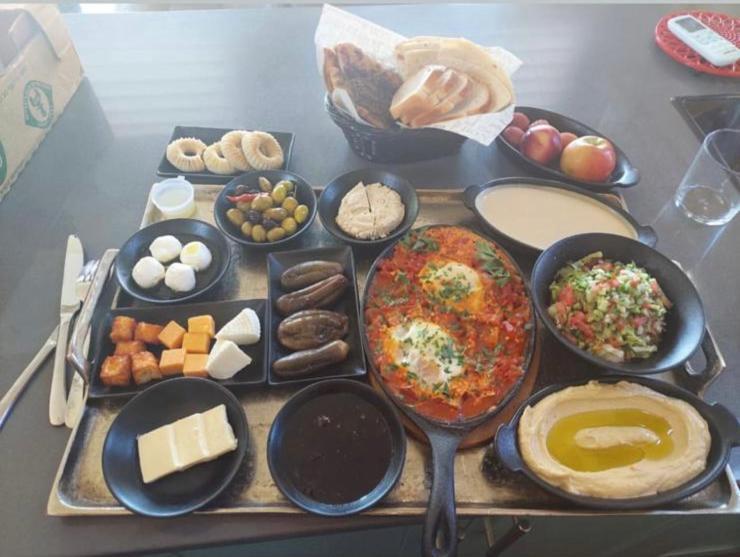 Apartmán מפגש הדובדבן Buq'ata Exteriér fotografie